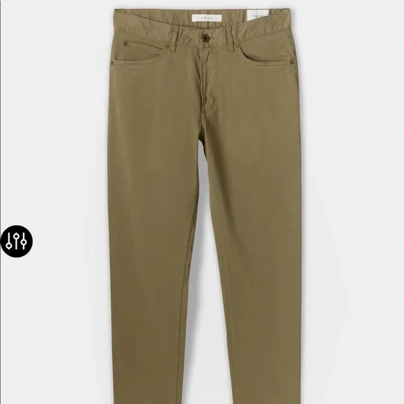 Billy Reid 5 Pocket Pant, Size 33, Miss Green - Picture 1 of 6